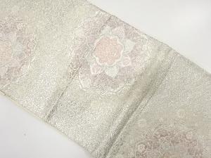 アンティーク　華紋織り出し袋帯(着用可)